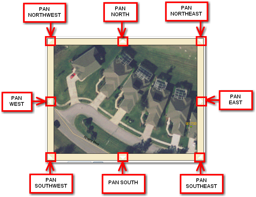 Pan Map Overview of WCP Map Viewer