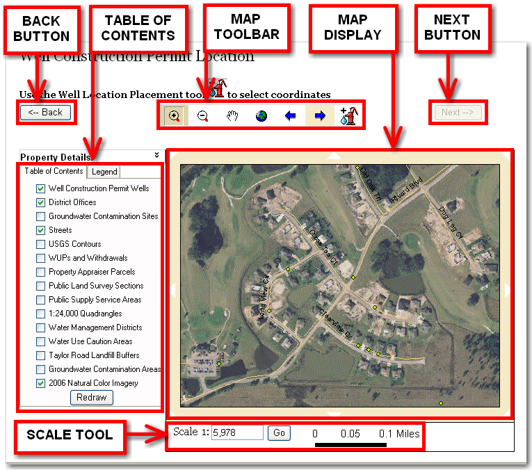 Swfwmdb Map Overview of WCP Map Viewer